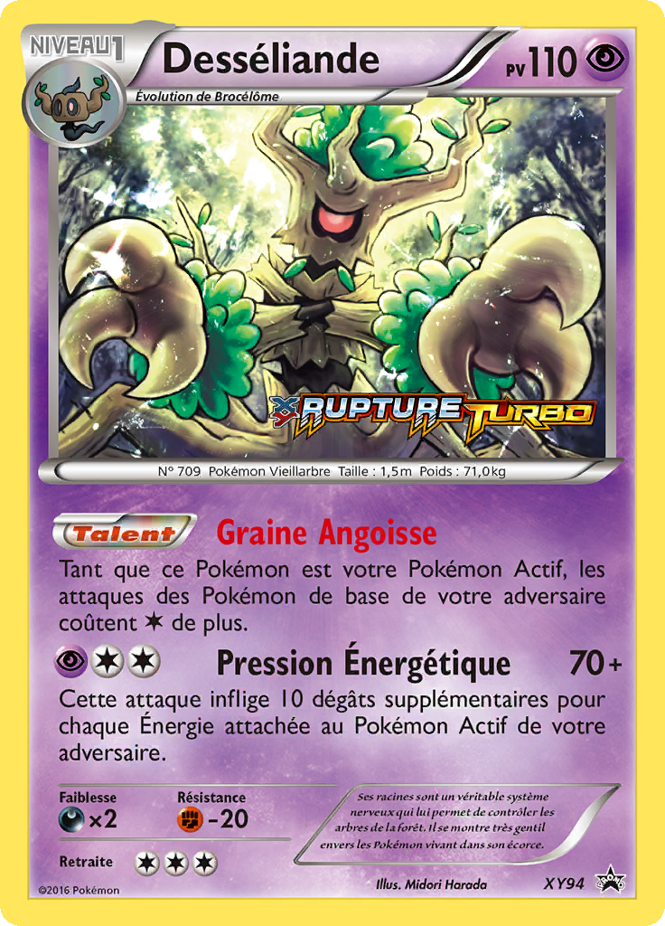 Desséliande XY94, carte Promo XY, en vente à Manga Cash à Ans, province de Liège.