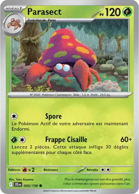 005/159 : Parasect - Aventures Ensemble - JTGFR