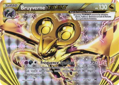 Carte Pokémon Bruyverne TURBO 113/162 XY Impulsion TURBO en français