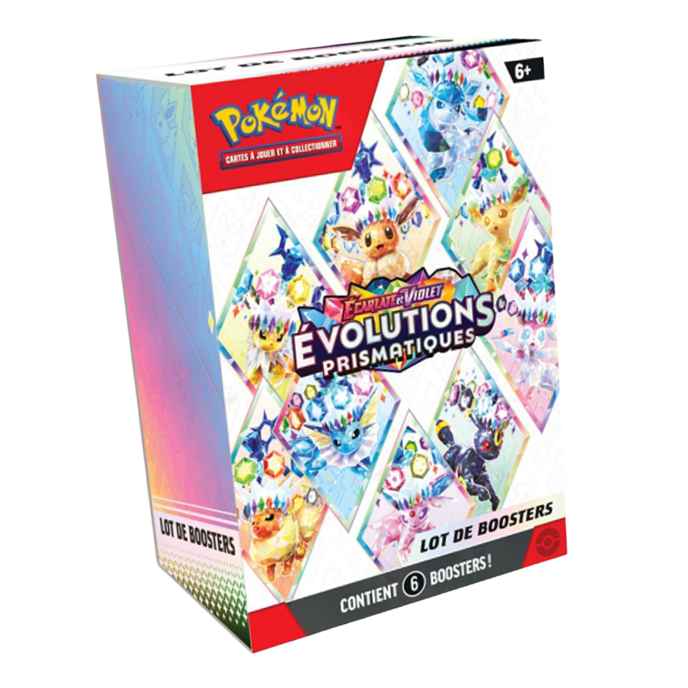 Bundle 6 Boosters Pokémon Évolutions Prismatiques - EV8.5 (PRE)