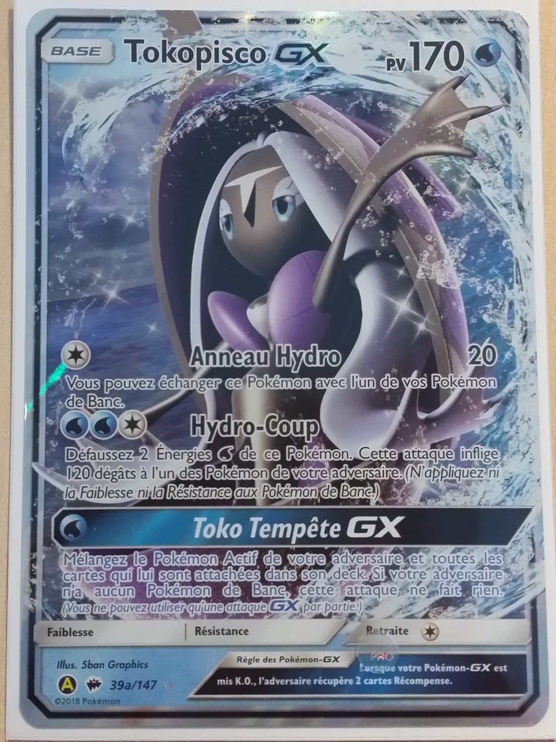 Tokopisco GX 39a/147, carte Ombres Ardentes (BUS), en vente à Manga Cash à Ans, province de Liège.