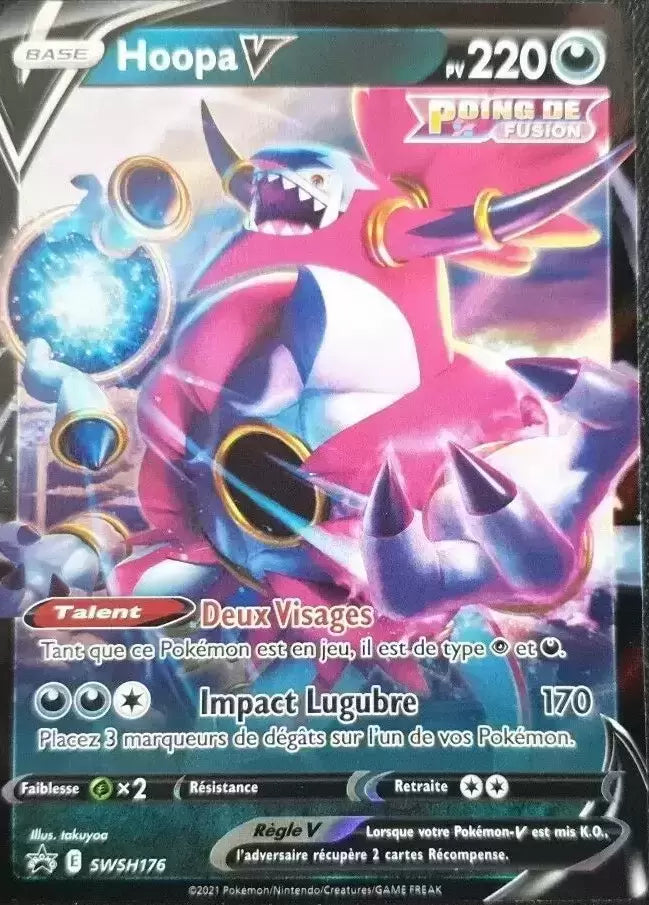 SWSH176 PROMO : Hoopa V - Cartes Promo Black Star Épée et Bouclier