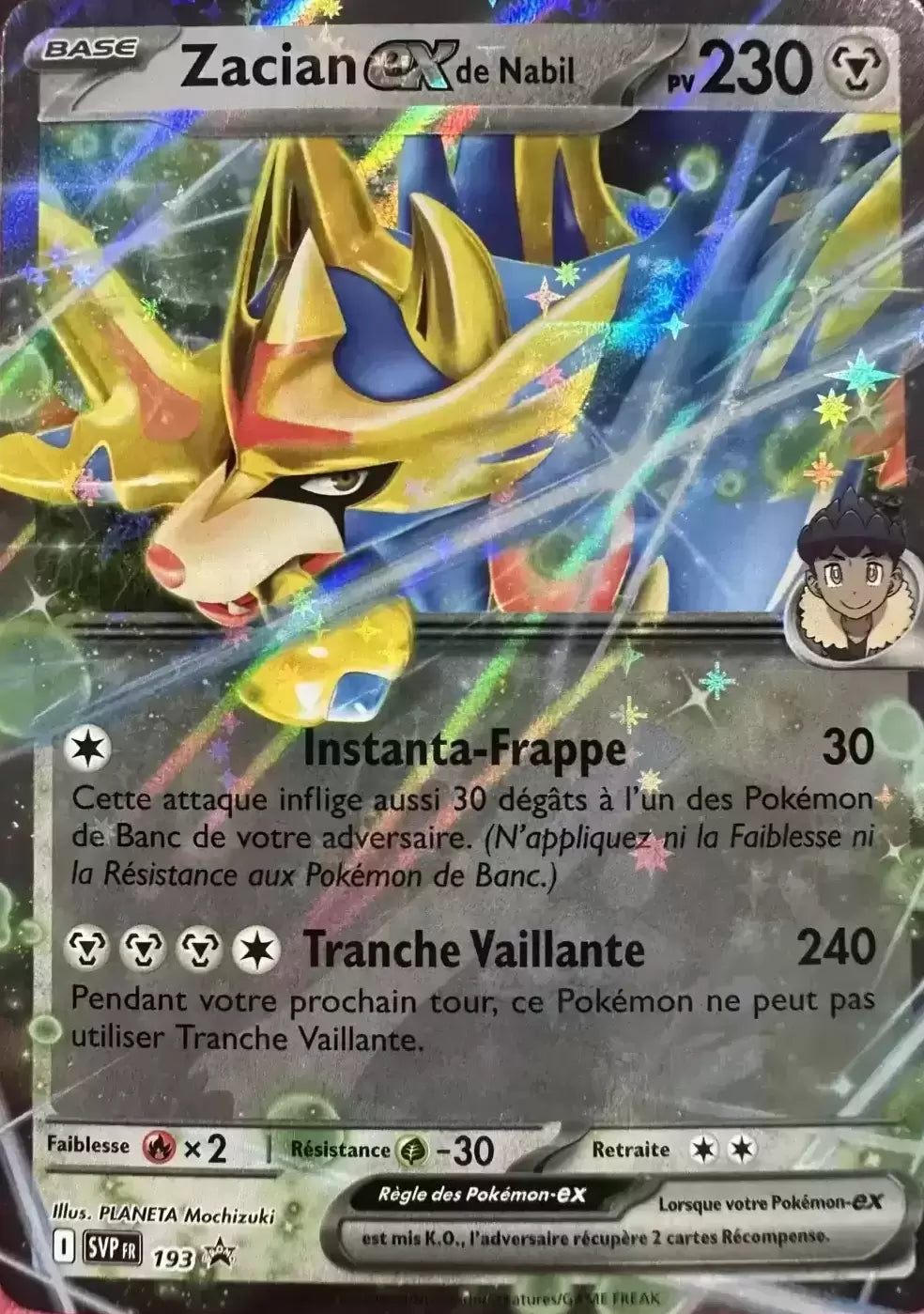 193 PROMO : Zacian EX - Cartes Promo Ecarlate et Violet - SVP