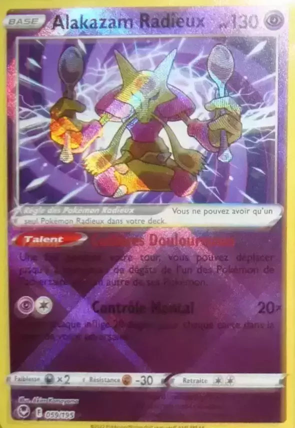 059/195 : Alakazam Radieux - Tempête Argentée - SIT