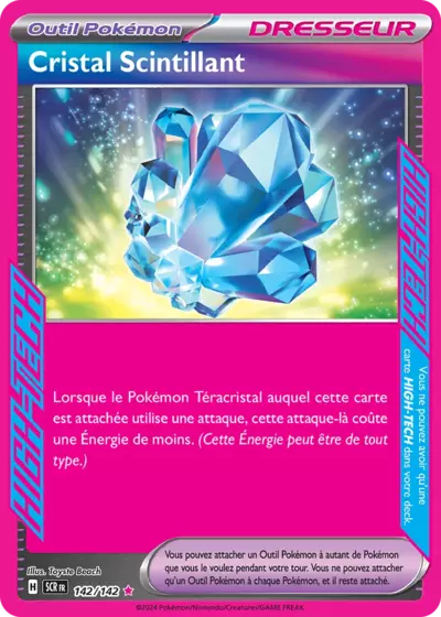 Cristal Scintillant 142/142 issu de l’extension Couronne Stellaire, mise en avant par Manga Cash à Ans en région liégeoise.