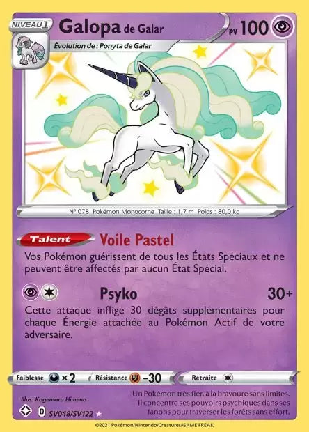 SV048/SV122 : Galopa de Galar - Destinée Radieuse