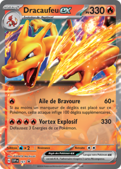 Dracaufeu ex SVP161 Promo des cartes Écarlate et Violet, référencée chez Manga Cash à Ans en région liégeoise.