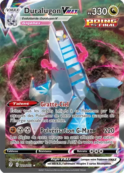 Duralugon VMAX 220/203 (Évolution Céleste), aperçu – Manga Cash Ans (Liège).