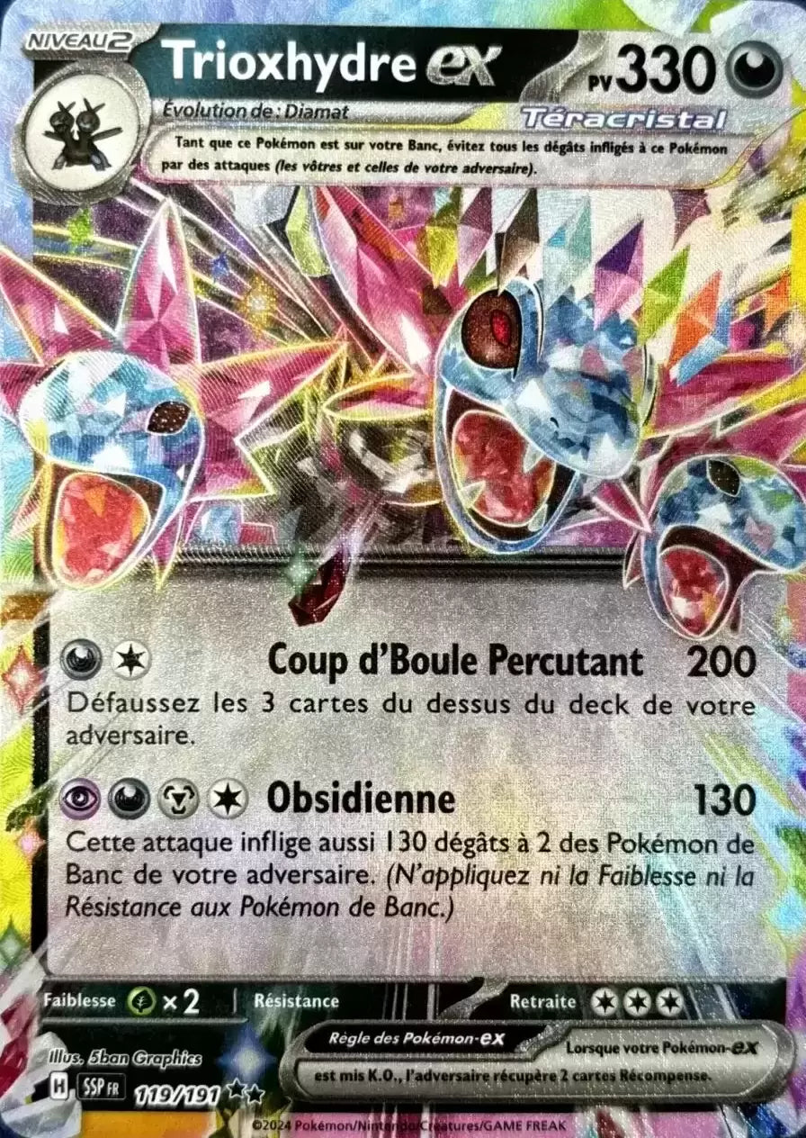 119/191 : Trioxhydre EX - Etincelles Déferlantes - SSP