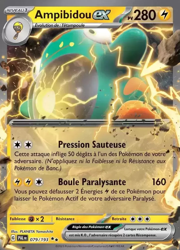079/193 : Ampibidou EX - Évolutions à Paldea - PALFR