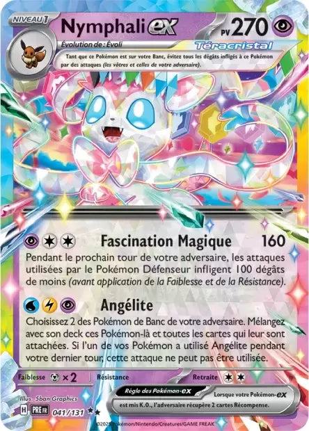 041/131 : Nymphali EX - Évolutions Prismatiques - PREFR