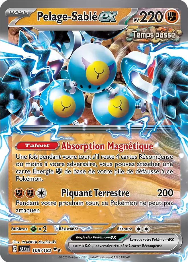 108/182 : Pelage-Sablé EX - Faille Paradoxe - PARFR
