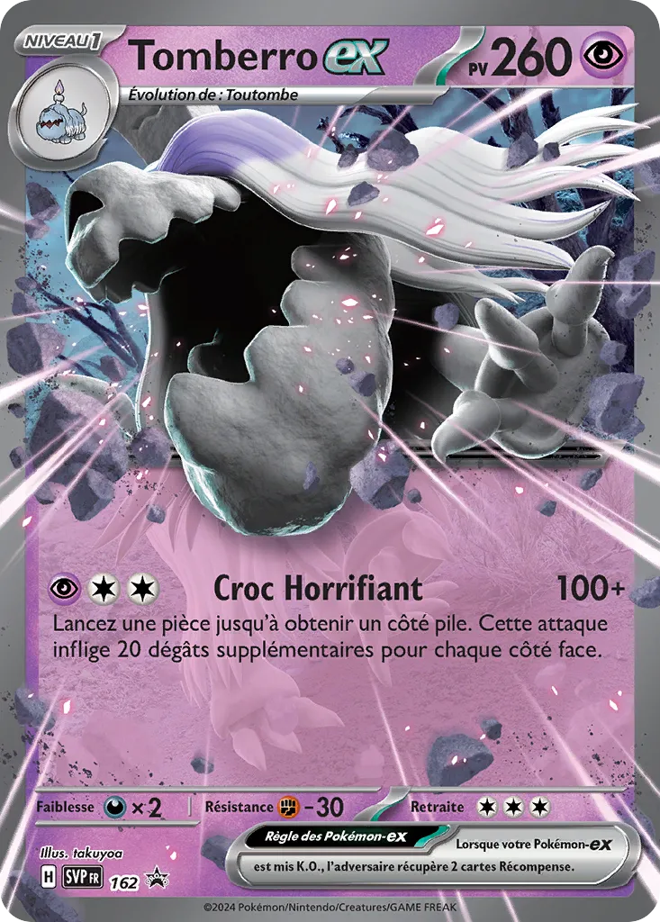 Carte Pokémon Tomberro EX SVP162 disponible chez Manga Cash à Ans