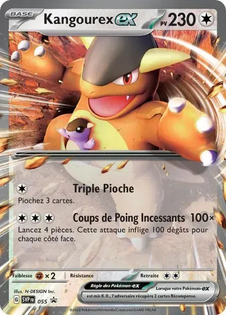 Carte Pokémon Kangourex EX SVP055 chez Manga Cash Ans sur les hauteurs de Liège