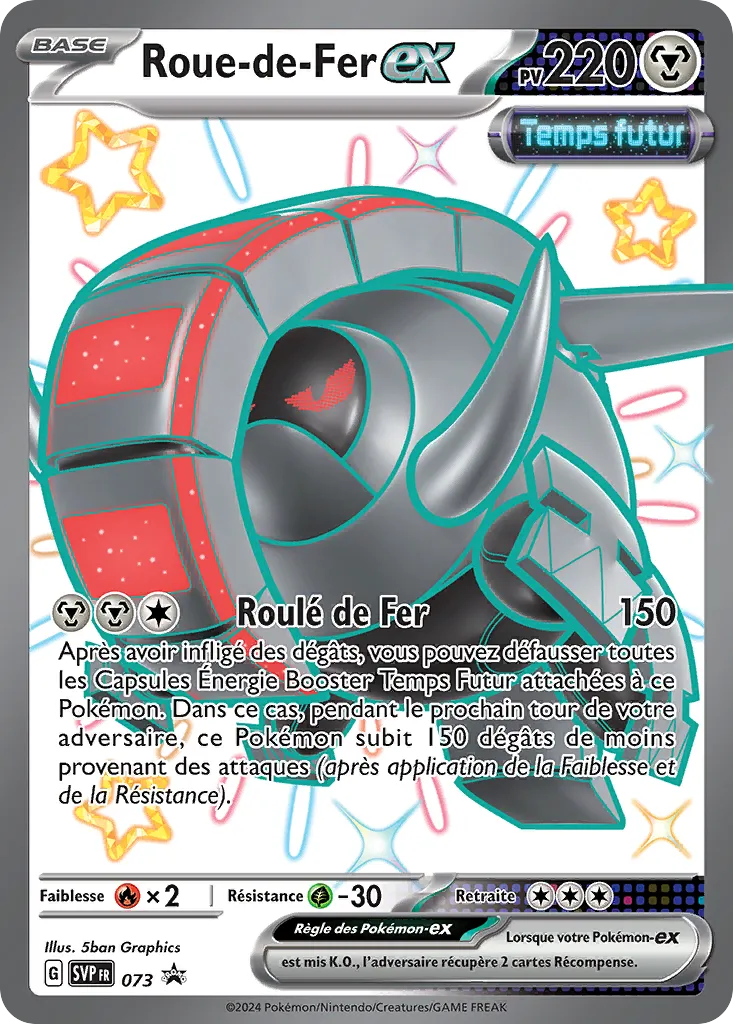 Carte Pokémon Roue-de-Fer EX SVP073 disponible chez Manga Cash à Ans