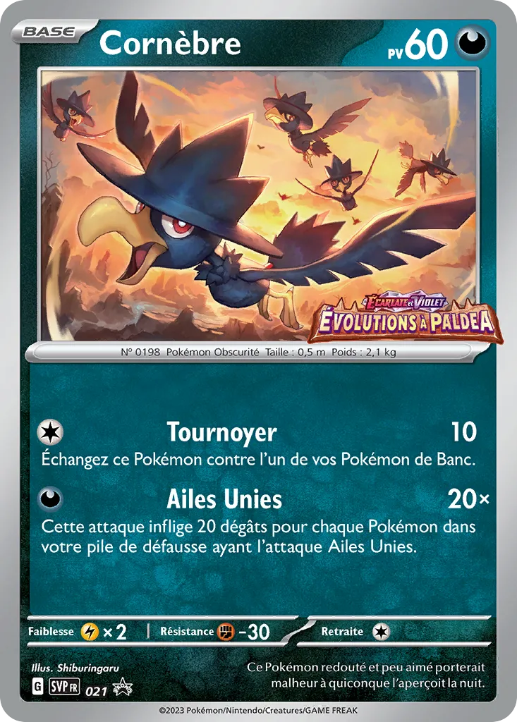 Carte Pokémon Cornèbre SVP021 chez Manga Cash Ans sur les hauteurs de Liège