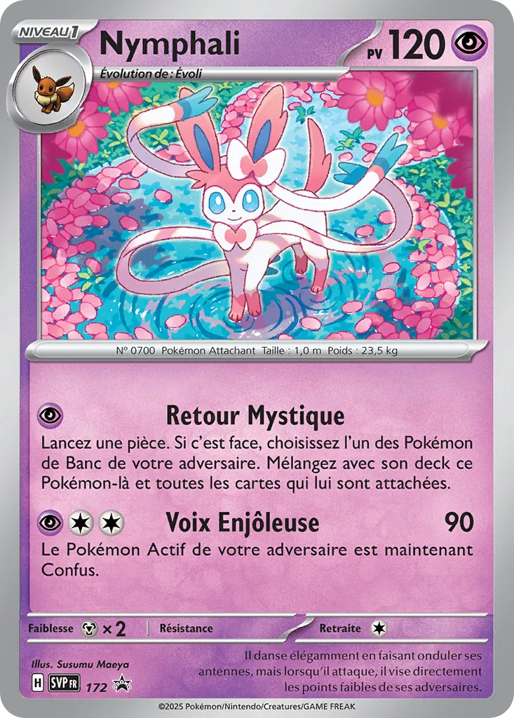 Carte Pokémon Nymphali SVP172 disponible chez Manga Cash à Liège