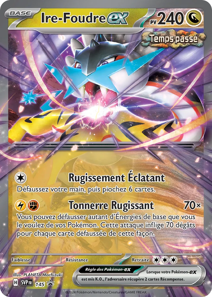Carte Pokémon Ire-Foudre EX SVP145 disponible chez Manga Cash à Liège