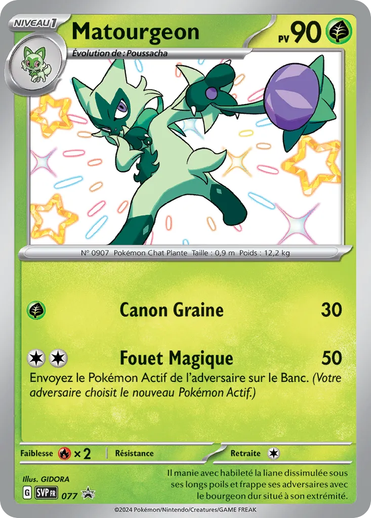 Carte Pokémon Matourgeon SVP077 disponible chez Manga Cash à Liège