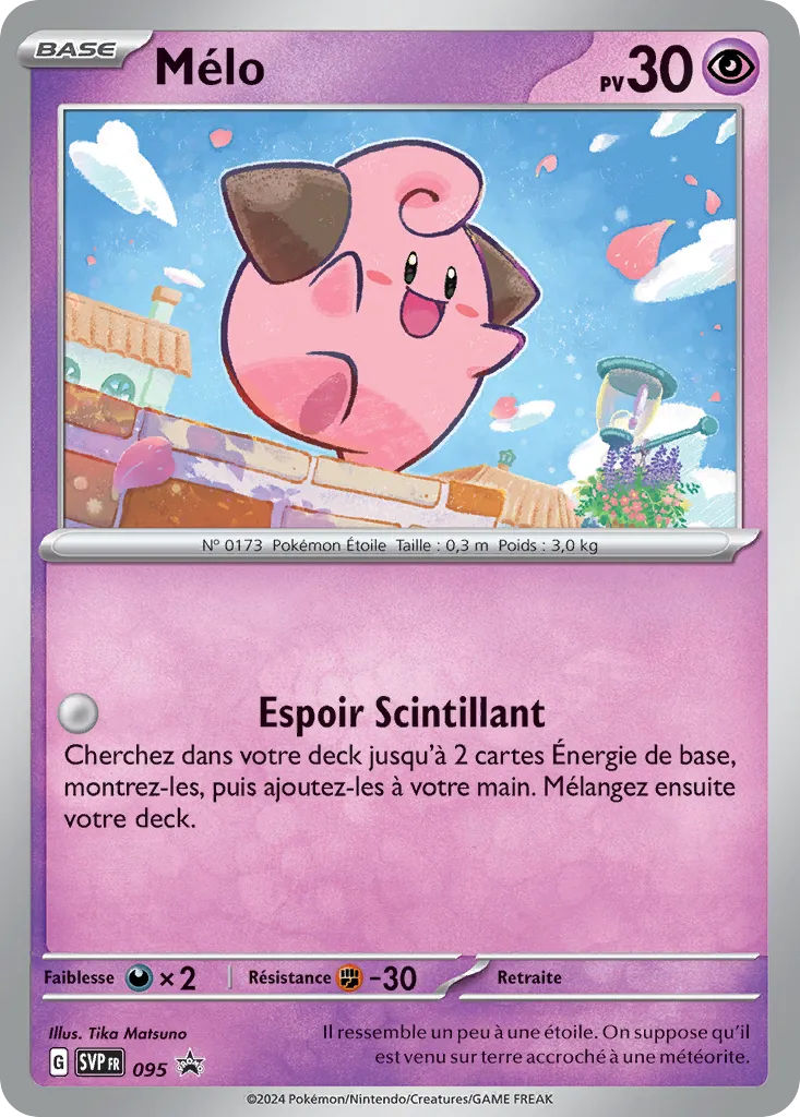 Carte Pokémon Mélo SVP095 disponible chez Manga Cash à Liège