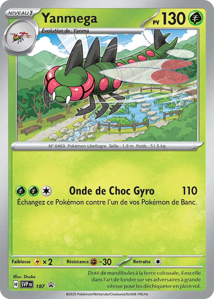 Carte Pokémon Yanmega SVP187 chez Manga Cash Ans sur les hauteurs de Liège
