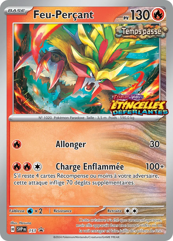 Carte Pokémon Feu-Perçant SVP151 disponible chez Manga Cash à Ans