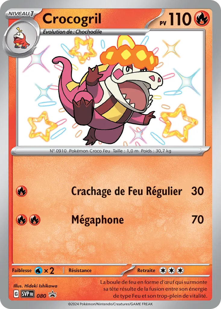 Carte Pokémon Crocogril SVP080 disponible chez Manga Cash à Liège