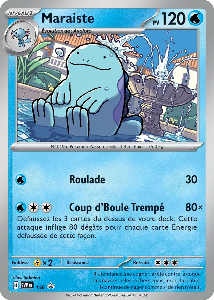 Carte Pokémon Maraiste SVP156 disponible chez Manga Cash à Liège