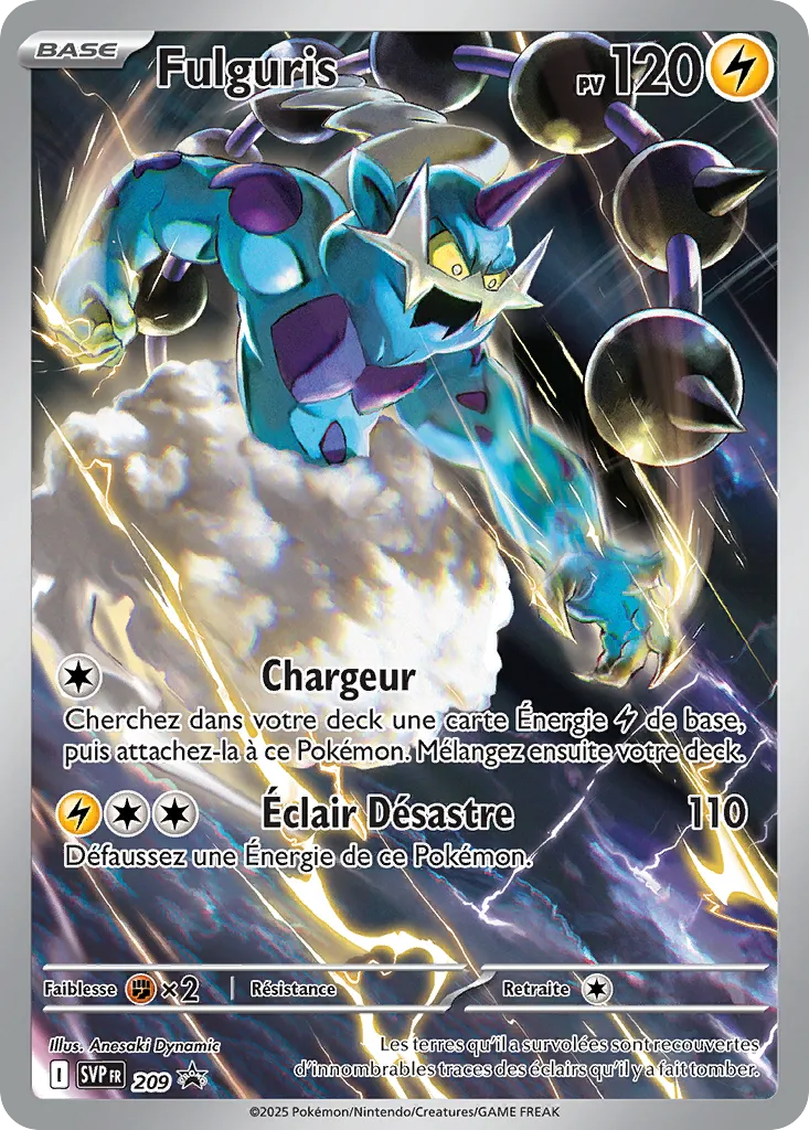 Carte Pokémon Fulguris SVP209 disponible chez Manga Cash à Ans