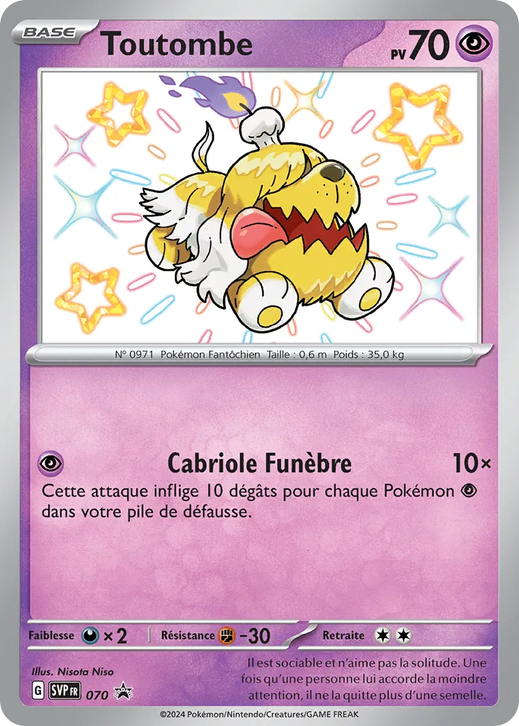 Carte Pokémon Toutombe SVP070 disponible chez Manga Cash à Ans
