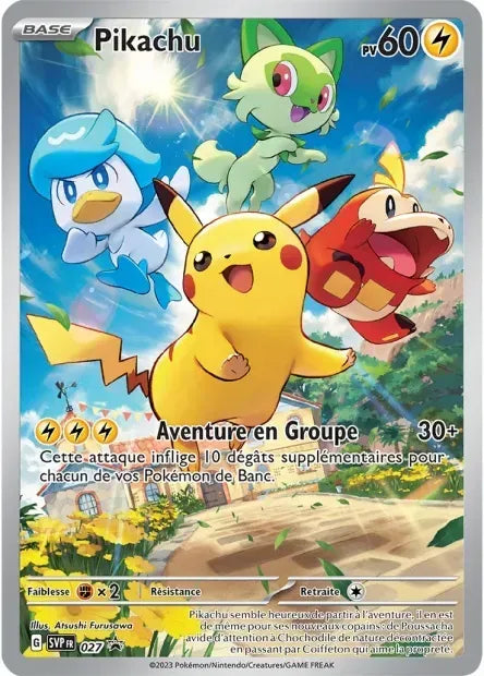 Carte Pokémon Pikachu SVP027 disponible chez Manga Cash à Ans