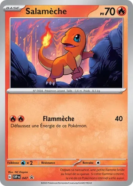 Carte Pokémon Salamèche SVP047 disponible chez Manga Cash à Ans