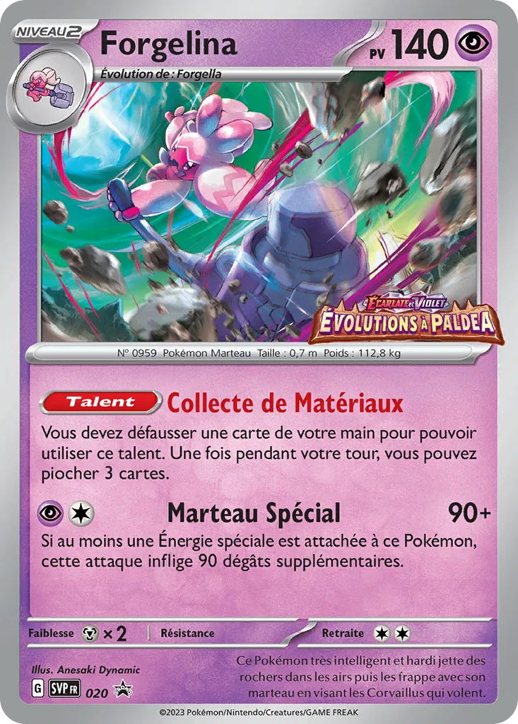 Carte Pokémon Forgelina SVP020 disponible chez Manga Cash à Liège