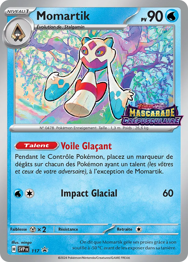 Carte Pokémon Momartik SVP117 disponible chez Manga Cash à Liège