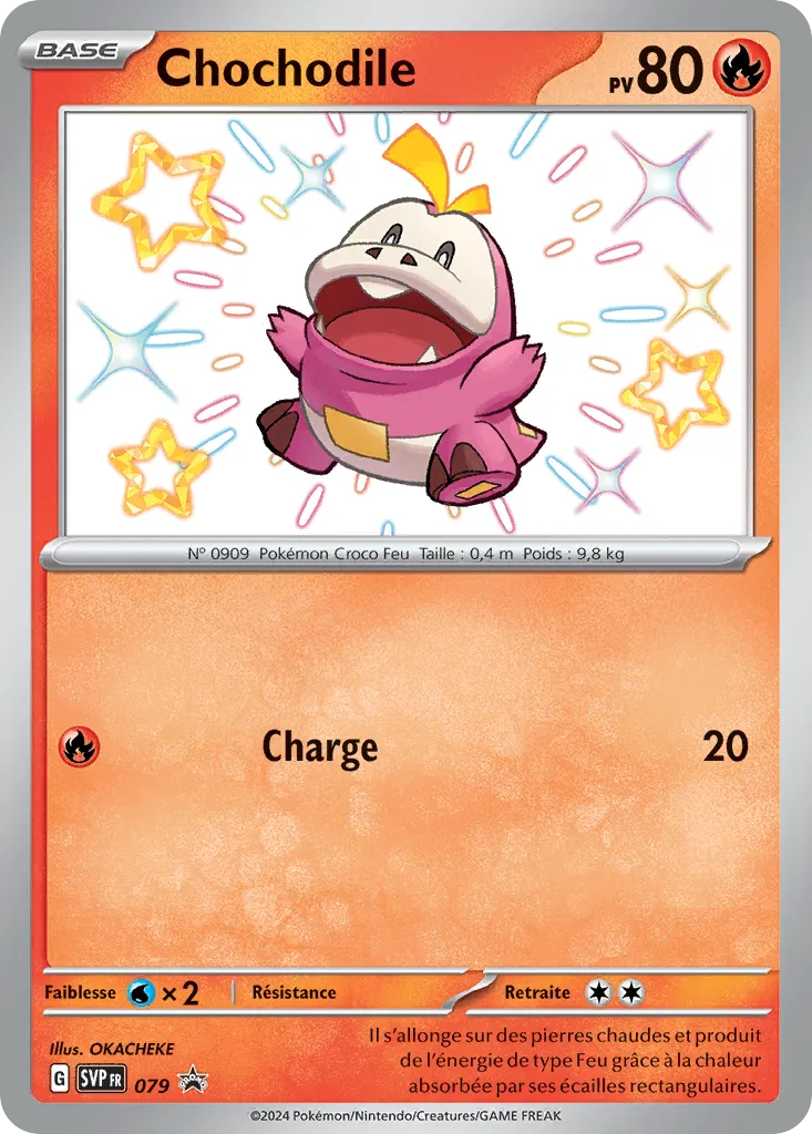 Carte Pokémon Chochodile SVP079 disponible chez Manga Cash à Ans