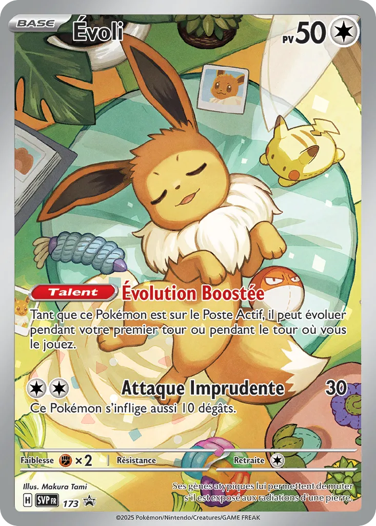 Carte Pokémon Évoli SVP173 chez Manga Cash Ans sur les hauteurs de Liège