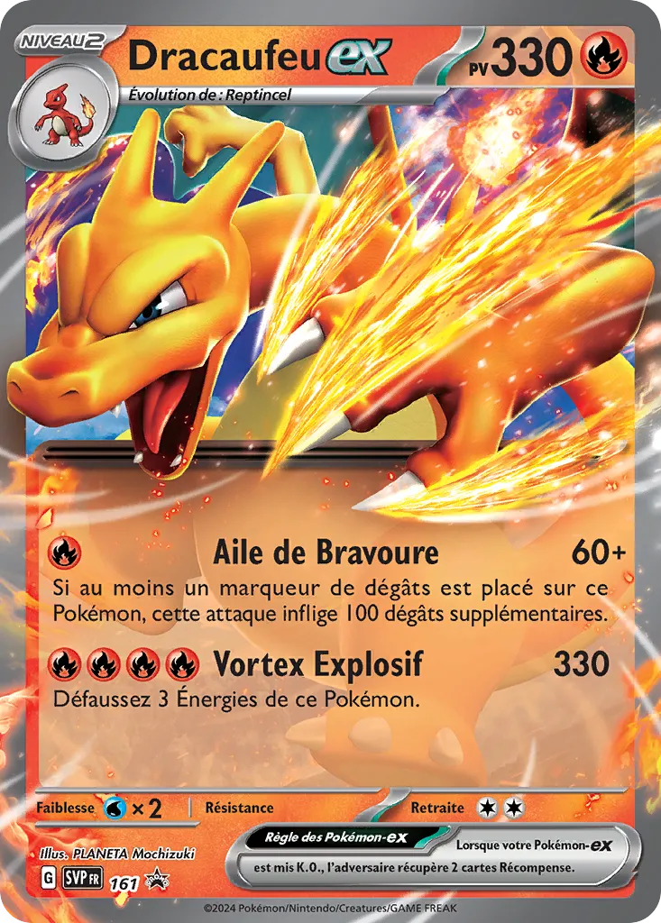 Carte Pokémon Dracaufeu EX SVP161 chez Manga Cash Ans sur les hauteurs de Liège