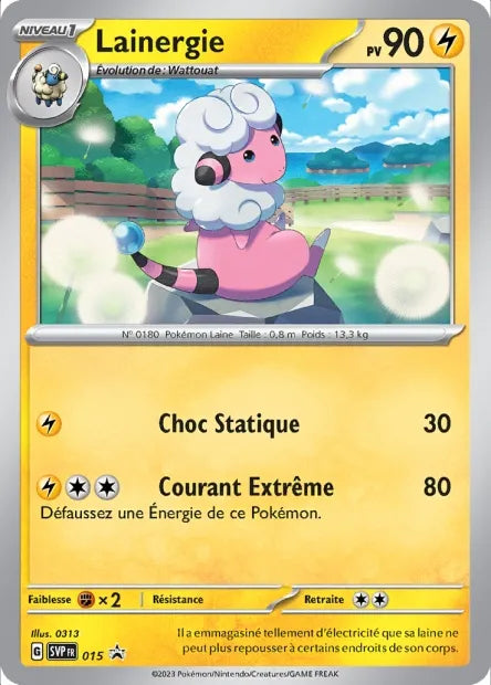 Carte Pokémon Lainergie SVP015 chez Manga Cash Ans sur les hauteurs de Liège