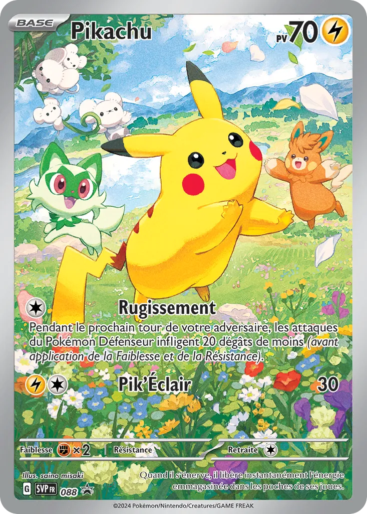 Carte Pokémon Pikachu SVP088 chez Manga Cash Ans sur les hauteurs de Liège