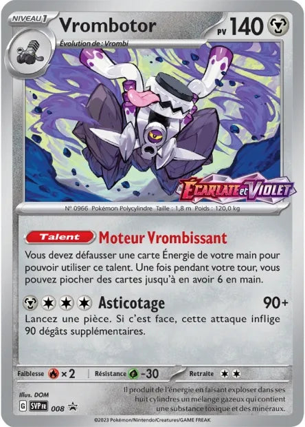 Carte Pokémon Vrombotor SVP008 disponible chez Manga Cash à Liège