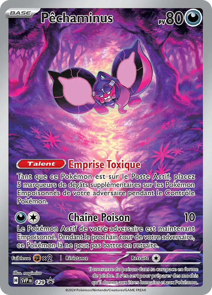Carte Pokémon Pêchaminus SVP129 chez Manga Cash Ans sur les hauteurs de Liège