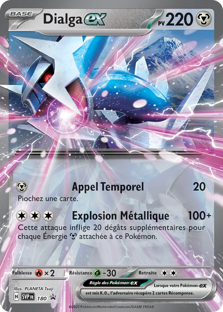 Carte Pokémon Dialga EX SVP180 disponible chez Manga Cash à Ans
