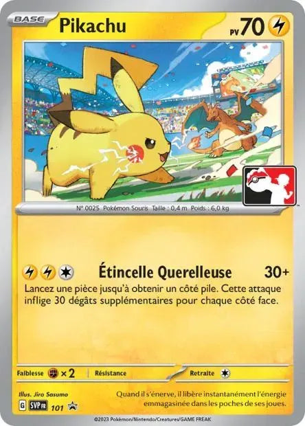 Carte Pokémon Pikachu SVP101 disponible chez Manga Cash à Liège