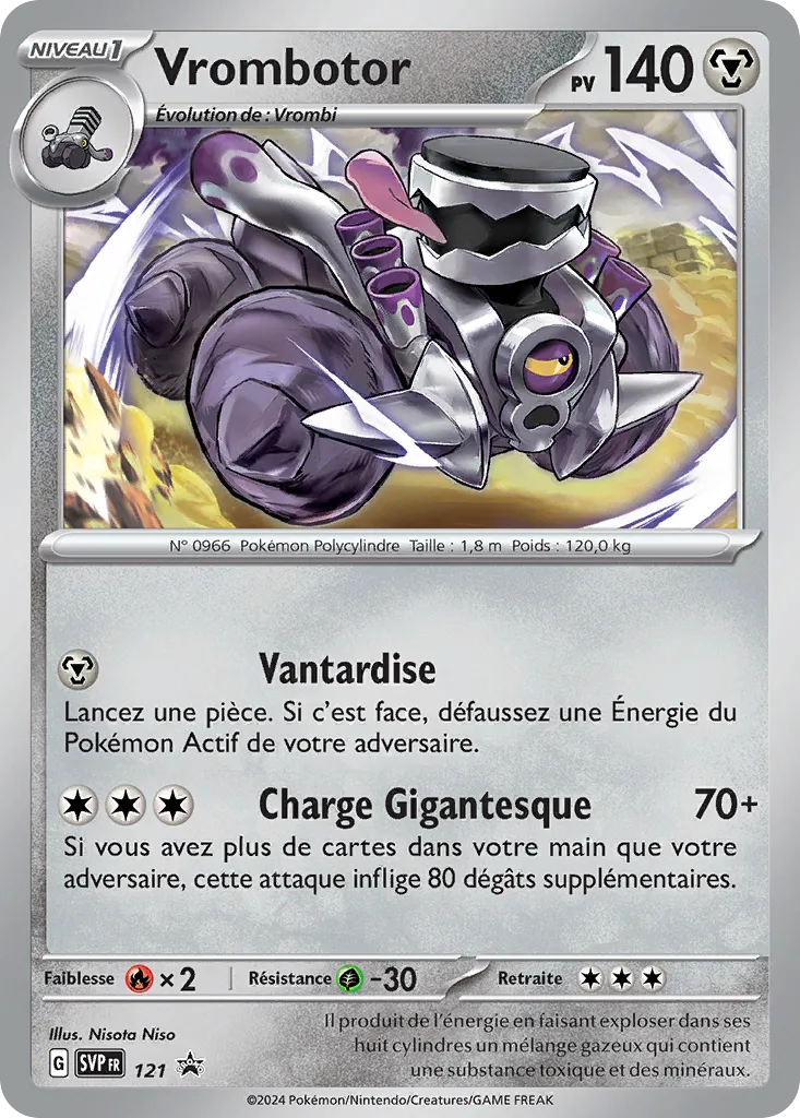 Carte Pokémon Vrombotor SVP121 disponible chez Manga Cash à Ans