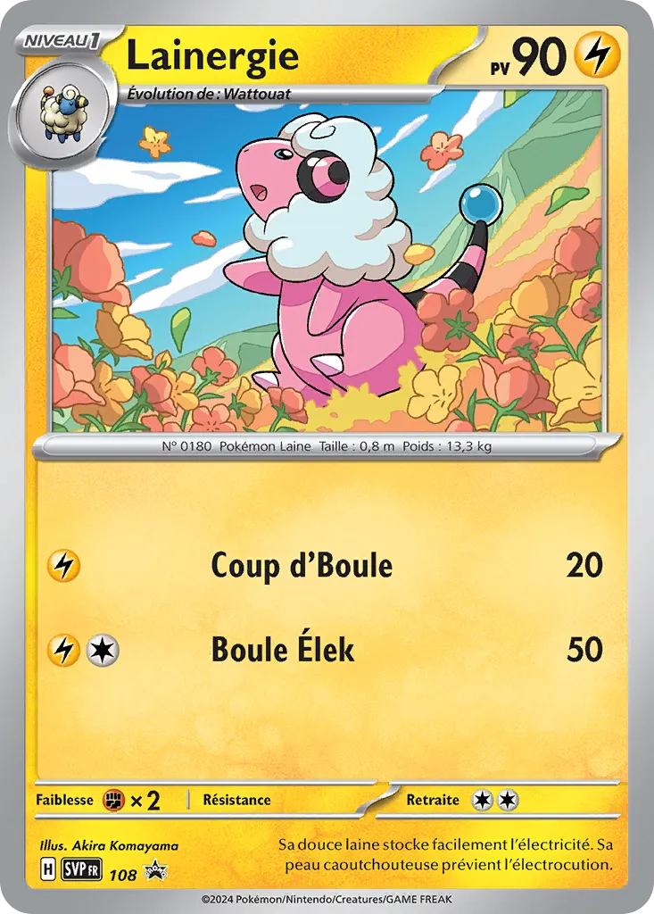 Carte Pokémon Lainergie SVP108 disponible chez Manga Cash à Liège