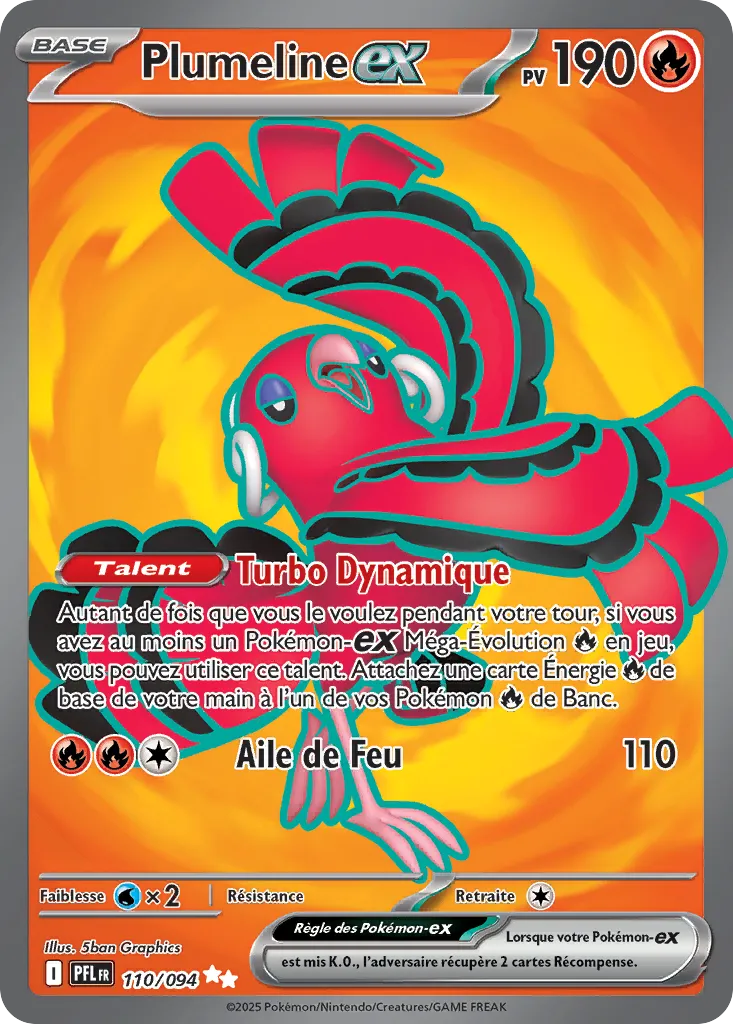 Retrouvez Plumeline EX 110/094 – Flammes Fantasmagoriques chez Manga Cash Ans (Liège).