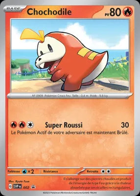 Carte Pokémon Chochodile SVP002 disponible chez Manga Cash à Liège