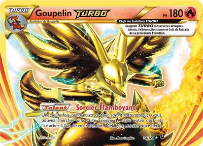 Carte Pokémon Goupelin TURBO 14/124 XY Impact des Destins en français