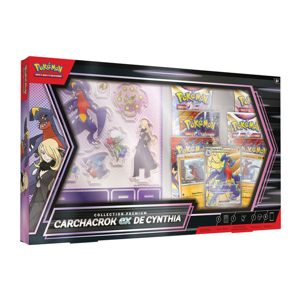 Coffret Premium Pokémon Carchacrok EX de Cynthia - FR