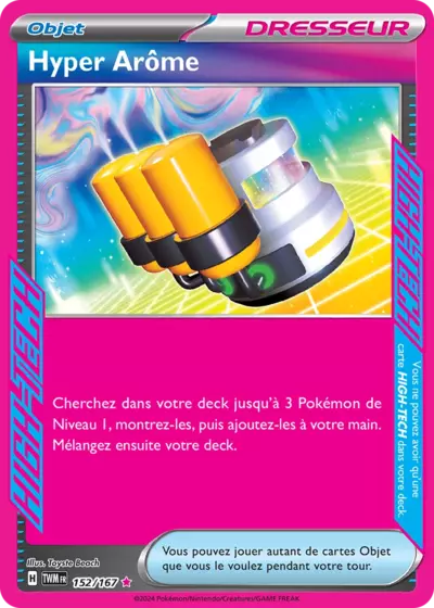 Hyper Arôme 152/167 de l’extension Mascarade Crépusculaire, référencée chez Manga Cash à Ans en région liégeoise.